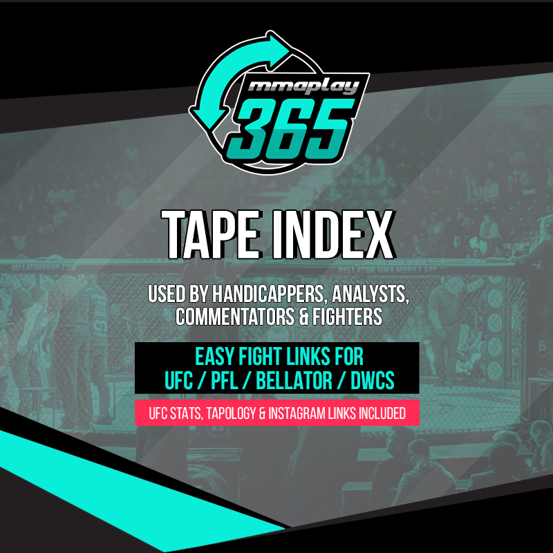 MMAPlay365 Tape Index